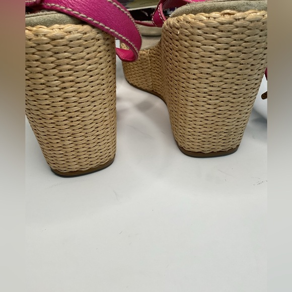 Prada wedges Hot Pink sz 9 - Picture 4 of 11